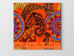 Hint Deseni Tablosu Çerçevesiz - 90x90