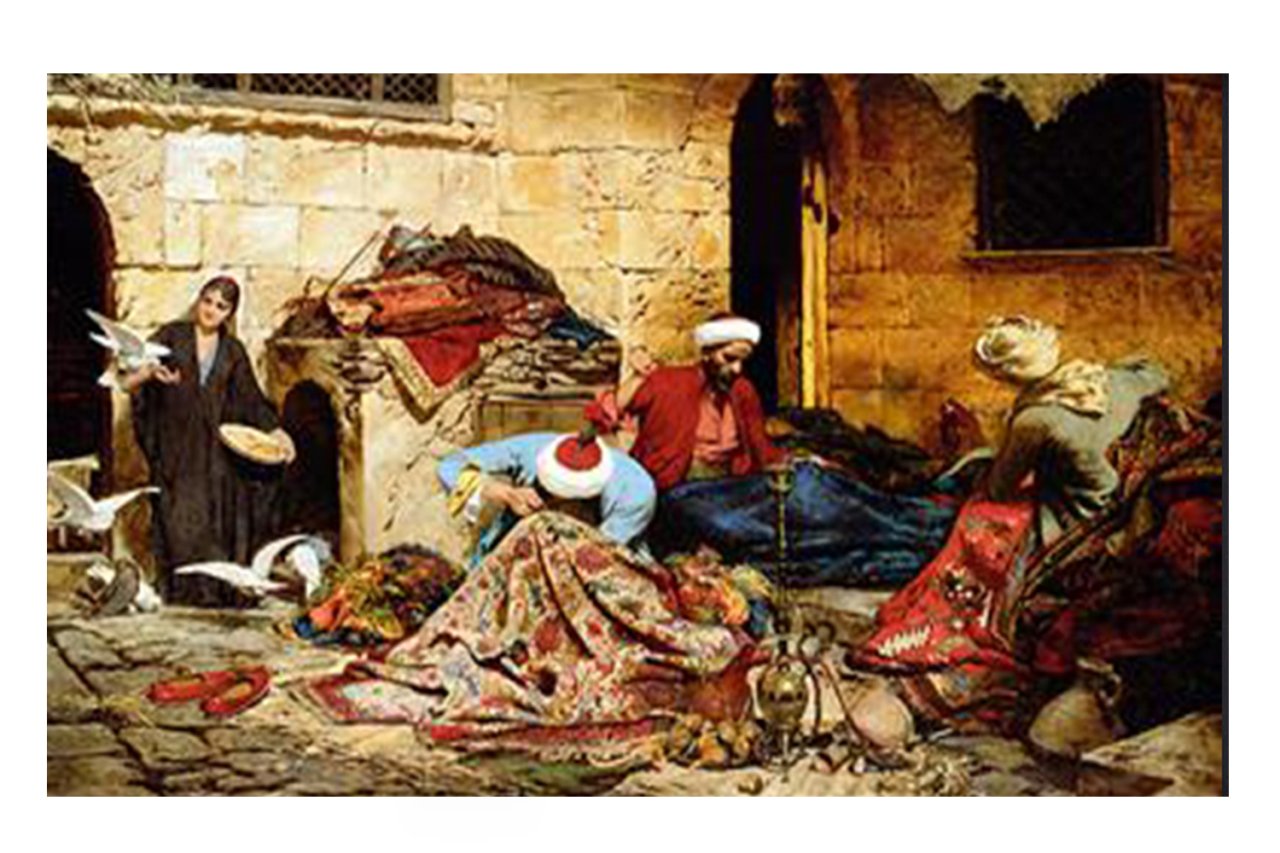 Osmanlı Esnafları Tablosu Çerçevesiz - 70x100