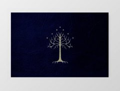 Gondor Bayrağı Tablosu Çerçevesiz - 100x150