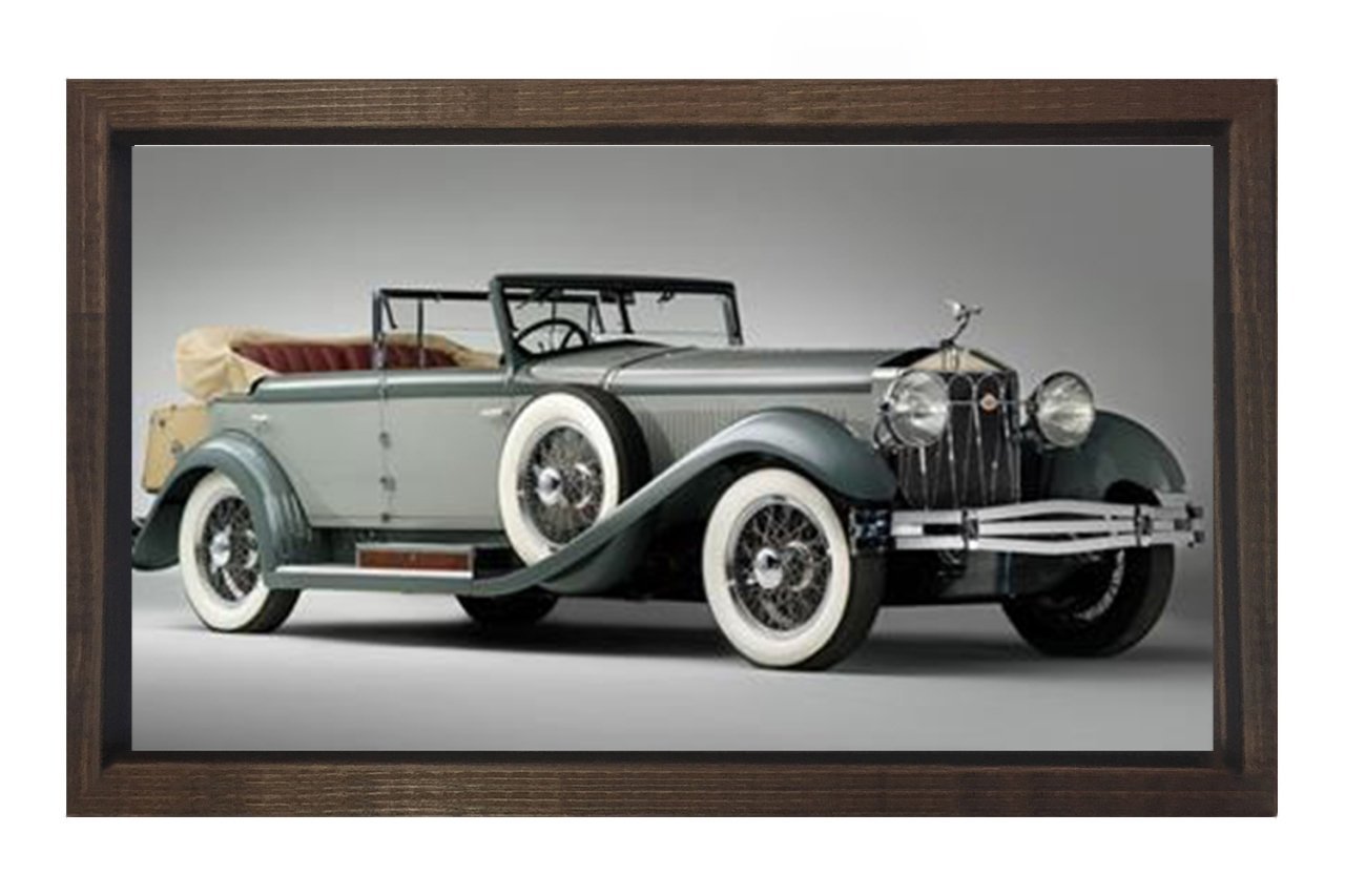 Isotta Fraschini Tipo 8a Tablosu Kahverengi Ahşap - 45x30