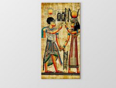 Mısır Duvar Yazısı Tablosu Çerçevesiz - 45x30