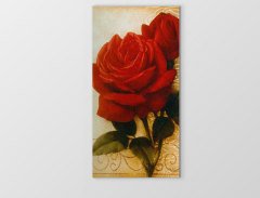 Güller Çiçek Tablosu Çerçevesiz - 45x30