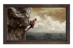 Dağcılık Tırmanma Tablosu Kahverengi Ahşap - 50x90