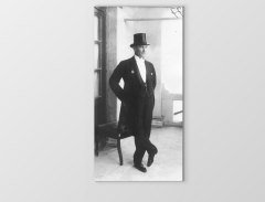 Şapka Ve Takım Elbise Atatürk Tablosu Çerçevesiz - 40x60
