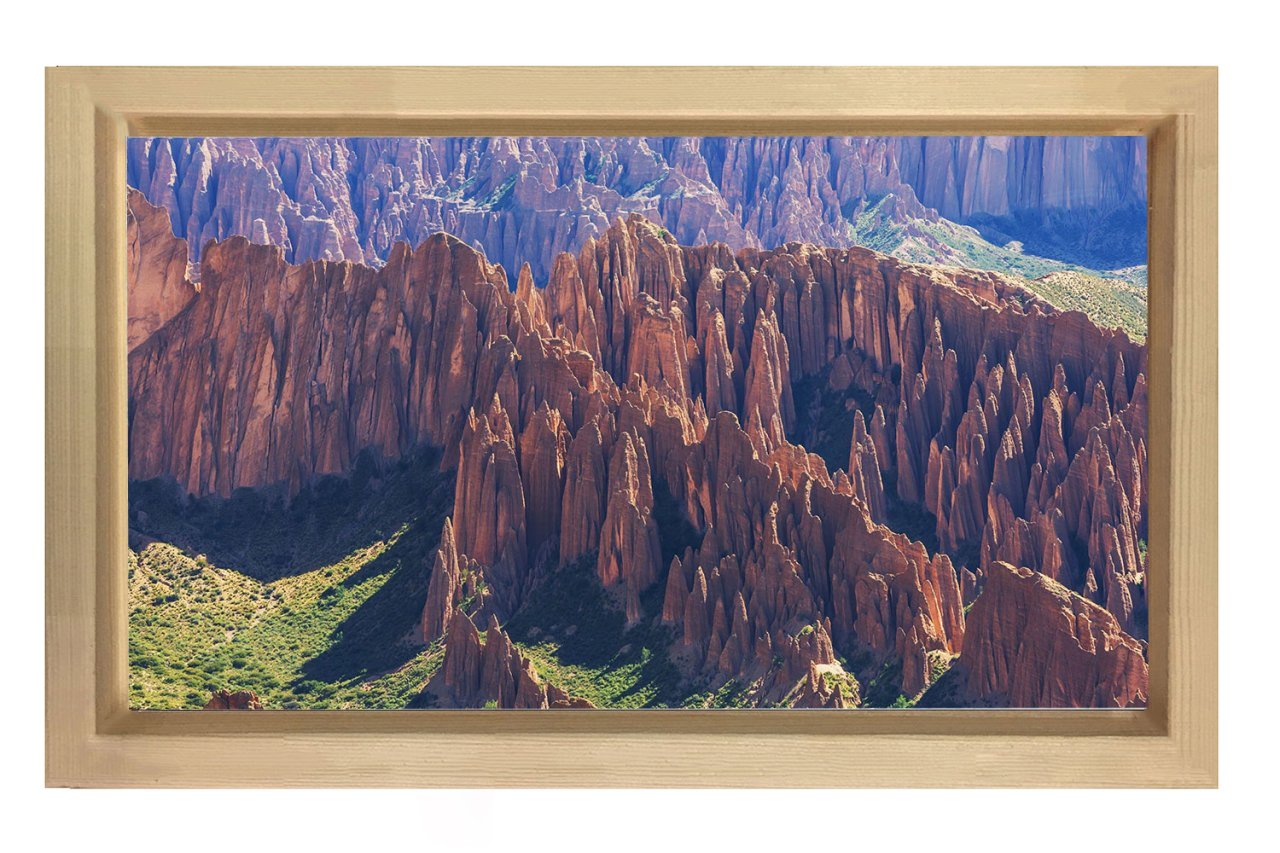 Büyük Kanyon Tablosu Naturel Ahşap - 40x60
