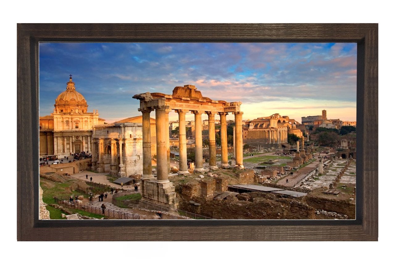Roma ve Antik Tarihi Tablosu Kahverengi Ahşap - 100x150