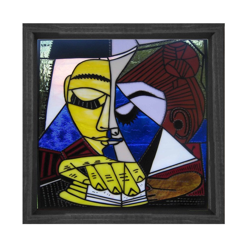 Bir Kadının Şansı Tablosu Siyah Ahşap Çerçeve - 100x100