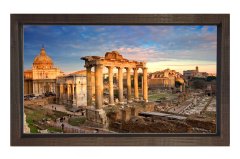 Roma ve Antik Tarihi Tablosu Kahverengi Ahşap - 50x70