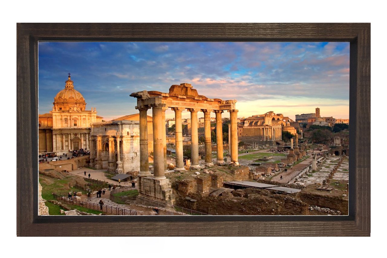 Roma ve Antik Tarihi Tablosu Kahverengi Ahşap - 70x100