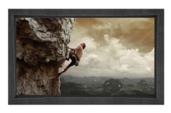 Dağcılık Tırmanma Tablosu Siyah Ahşap - 50x90
