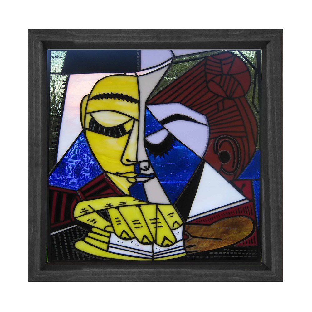 Bir Kadının Şansı Tablosu Siyah Ahşap Çerçeve - 80x80