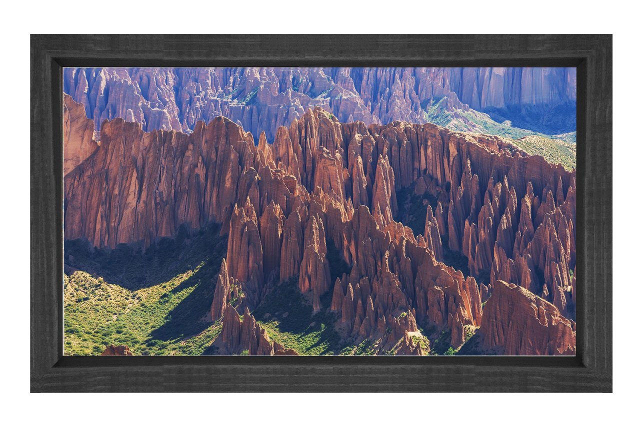 Büyük Kanyon Tablosu Siyah Ahşap - 50x70