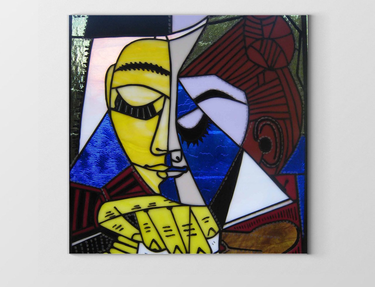 Bir Kadının Şansı Tablosu Çerçevesiz - 100x100