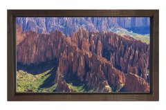 Büyük Kanyon Tablosu Kahverengi Ahşap - 45x30