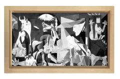 Guernica Tablosu Naturel Ahşap Çerçeve - 70x100