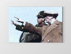 Atatürk İstikbal Göklerde Tablosu Çerçevesiz - 100x200