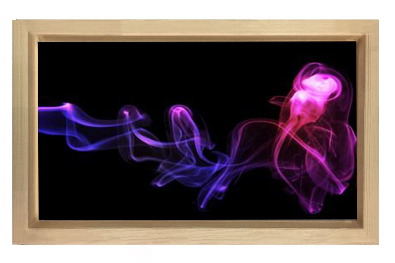 Duman Tablosu Naturel Ahşap - 70x100
