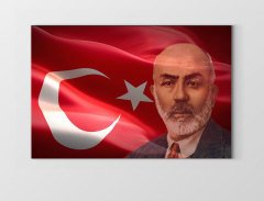 Mehmet Akif Ersoy Tablosu Çerçevesiz - 50x90