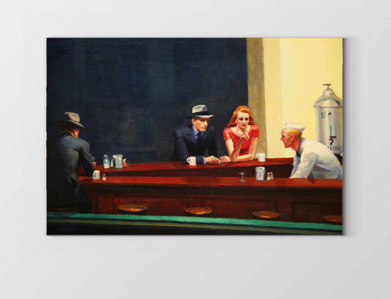 Edward Hopper Bar Çerçevesiz - 70x100