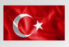 Türk Bayrağı Tablosu Çerçevesiz - 70x100