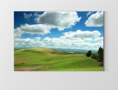 Gökyüzü Ve Orman Tablosu Çerçevesiz - 100x200
