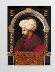 Fatih Sultan Mehmet Tablosu Çerçevesiz - 100x150