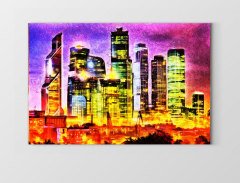 Metropol  Tablosu Çerçevesiz - 100x150