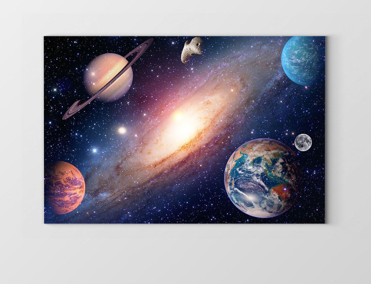 Güneş Sistemi Tablosu Çerçevesiz - 100x150