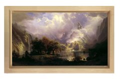 Manzara Reprodüksiyon Tablosu Naturel Ahşap Çerçeve - 50x70