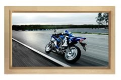 Hızlı Motor Tablosu Tablosu Naturel Ahşap Çerçeve - 100x200