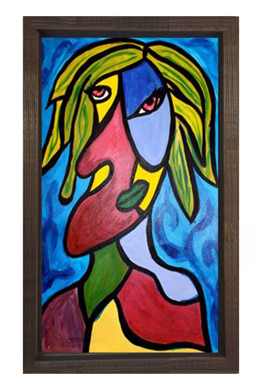 Megan St. John Tablosu Kahverengi Ahşap - 100x200