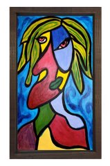Megan St. John Tablosu Kahverengi Ahşap - 40x60
