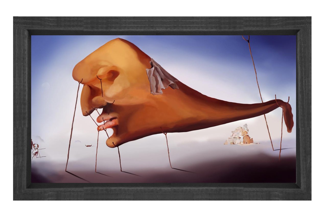 Uyku Tablosu Siyah Ahşap Çerçeve - 100x150