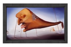 Uyku Tablosu Siyah Ahşap Çerçeve - 100x150