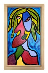Megan St. John Tablosu Naturel Ahşap - 100x200