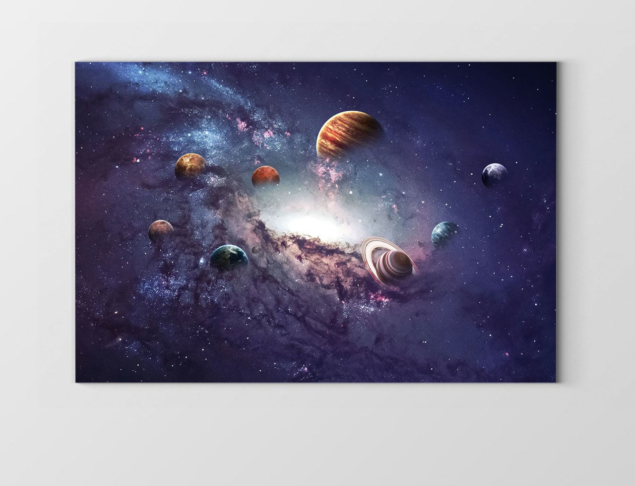 Evren ve Uzay Tablosu Çerçevesiz - 50x70