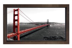 Köprü Tablosu Kahverengi Ahşap Çerçeve - 100x200