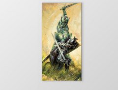 Orta Çağ Şovalyeleri Tablosu Çerçevesiz - 100x200