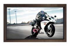 Motor tutkusu tablosu Tablosu Kahverengi Ahşap Çerçeve - 40x60