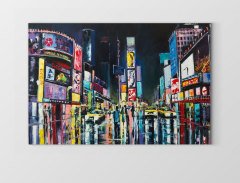 New York Times Tablosu Çerçevesiz - 50x70