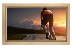Bisiklet Sporu Tablosu Naturel Ahşap - 100x200