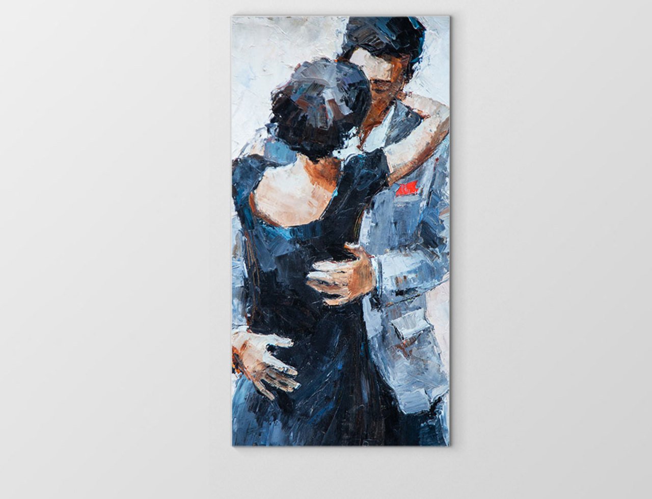 Romantik Dans Tablosu Çerçevesiz - 100x200