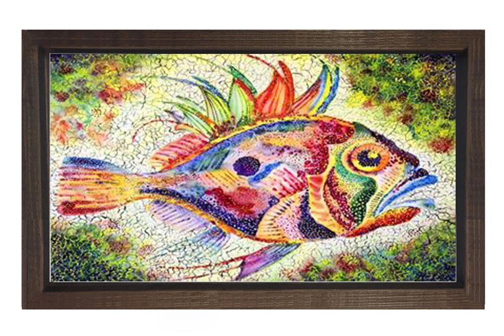 Yağlıboya Tablosu Kahverengi Ahşap Çerçeve - 70x100