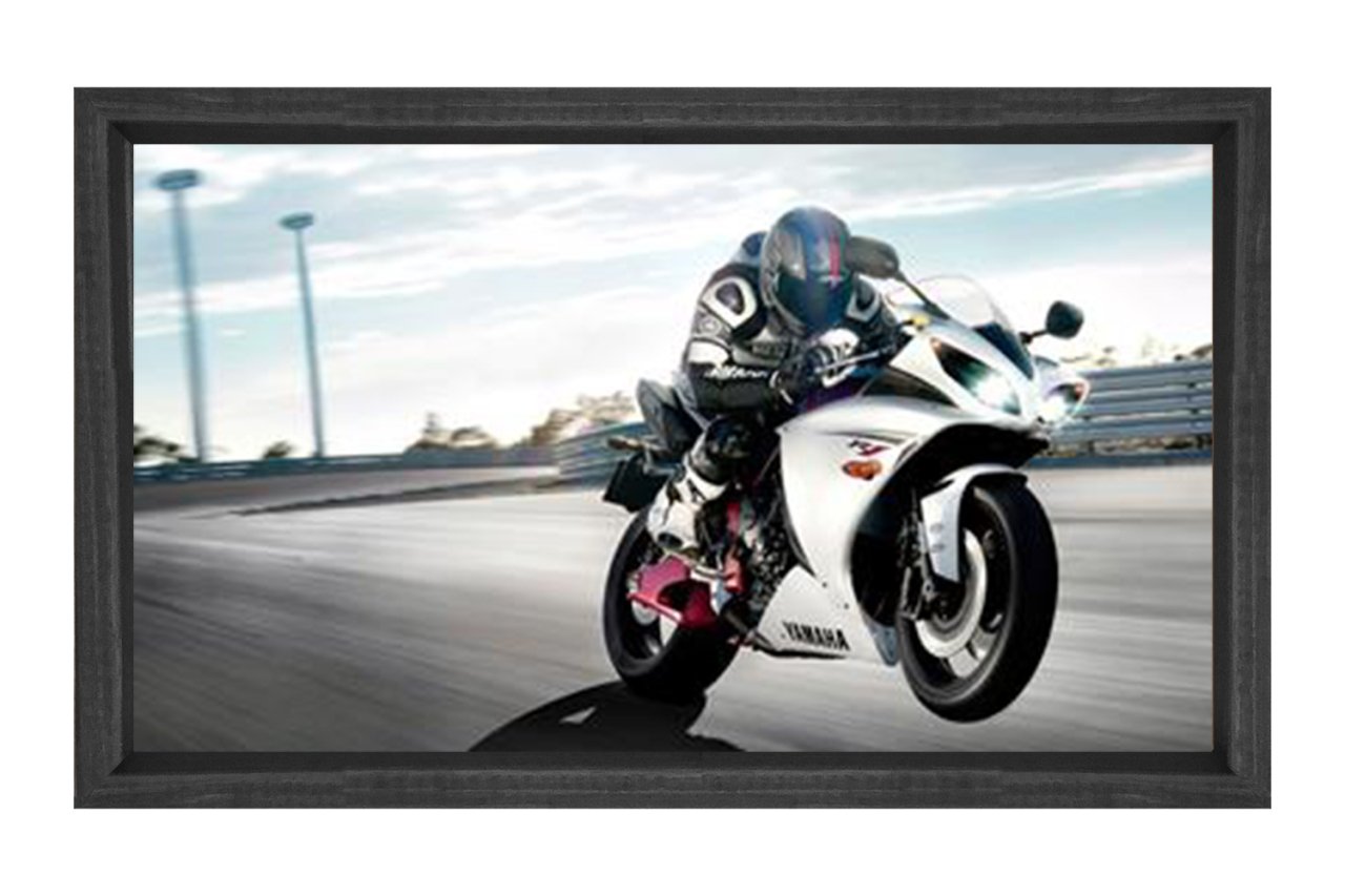 Motor tutkusu tablosu Tablosu Siyah Ahşap Çerçeve - 100x150