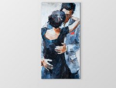 Romantik Dans Tablosu Çerçevesiz - 70x100