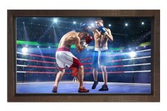 Boks Tablosu Kahverengi Ahşap - 45x30