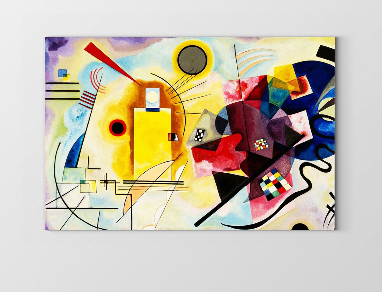 Vassily Kandisky Tablosu Çerçevesiz - 40x60
