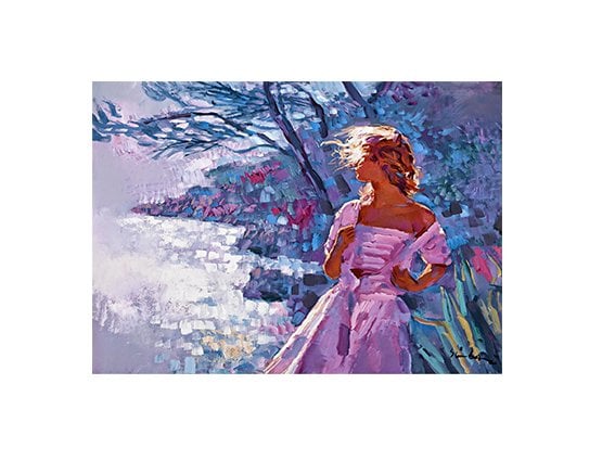 Rüzgar Esintisi Tablosu Çerçevesiz - 40x60