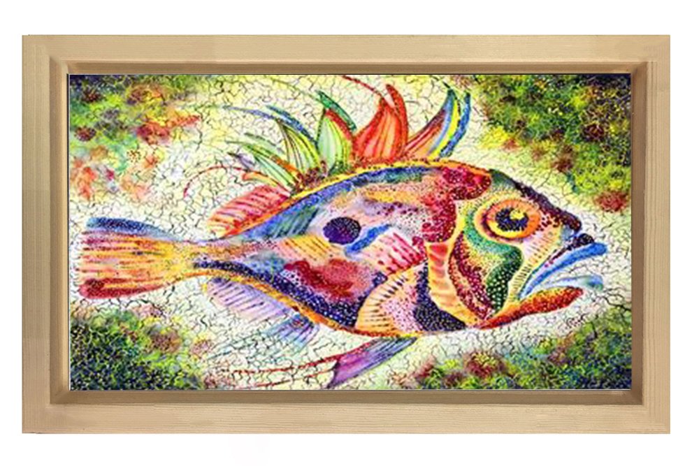 Yağlıboya Tablosu Naturel Ahşap Çerçeve - 45x30