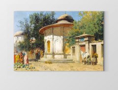 Cami Çeşmesi Tablosu Çerçevesiz - 50x70
